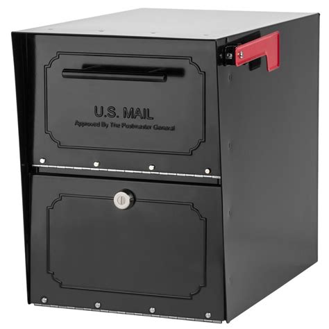 Home depot locking mailbox - Model # MS26901 Store SKU # 1000842241. The Contemporary locking mailbox by PRO-DF is the perfect solution to protect your mail and your identity. It features a mail slot and a locking front panel. This mailbox is made of rust-resistant galvanized steel. The powder coated paint will preserve its finish year after year, even under the harshest ...